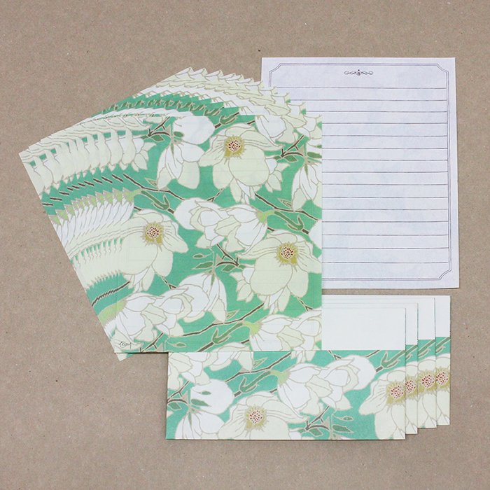 Letter Writing Set Series designed by Emily Burningham - Clematis