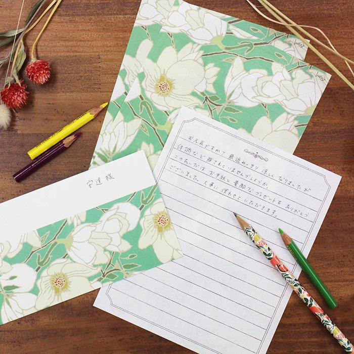 Letter Writing Set Series designed by Emily Burningham - Clematis