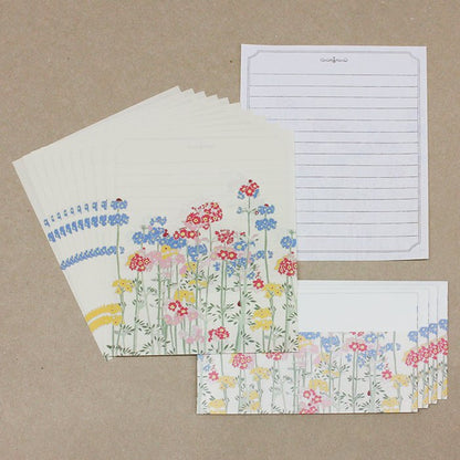 Letter Writing Set Series designed by Emily Burningham - Primulas