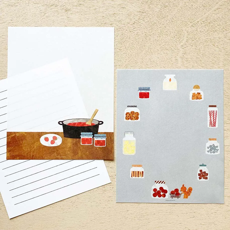 Letter Writing Set Series designed by Fukuoka Mariko - Seasonal Jar