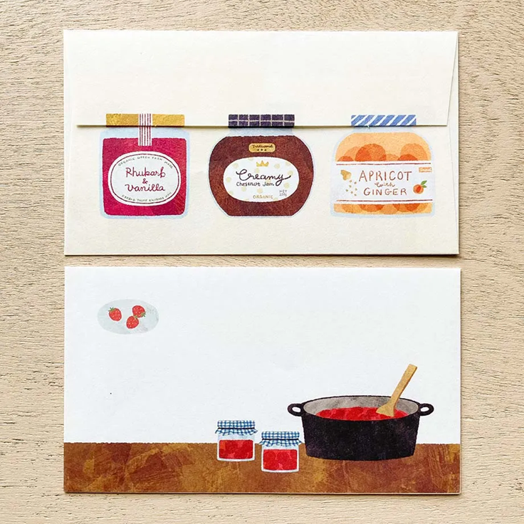 Letter Writing Set Series designed by Fukuoka Mariko - Seasonal Jar
