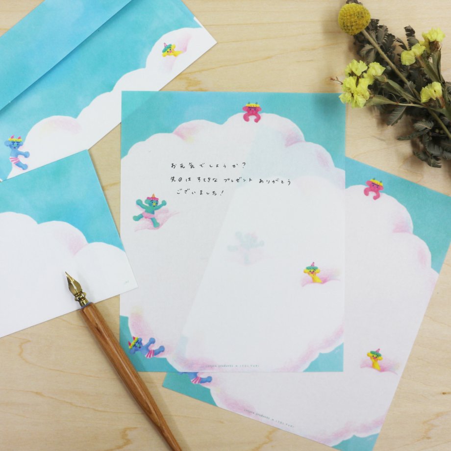 Letter Writing Set Series designed by Iroi Yuki - Oni