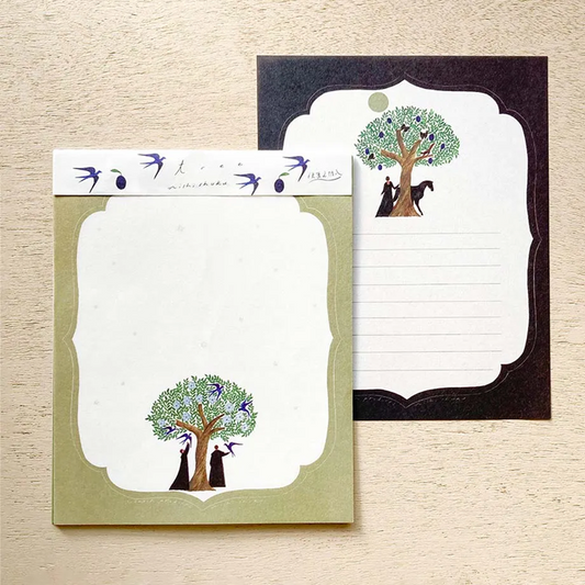 Letter Writing Set Series designed by Nishi Shuku - Tree