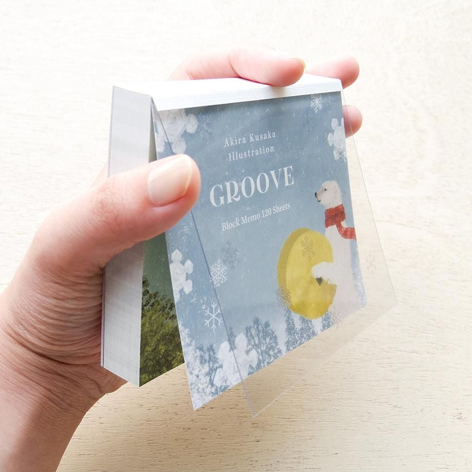 Memo Pad Series designed by Akira Kusaka - GROOVE