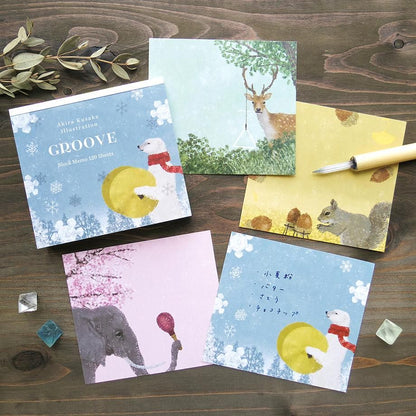 Memo Pad Series designed by Akira Kusaka - GROOVE