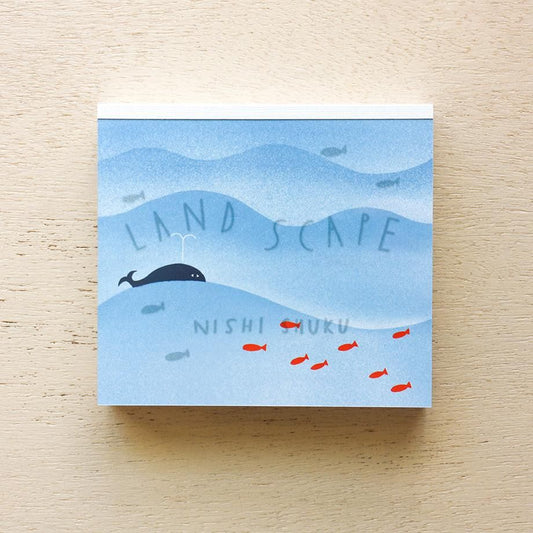 Memo Pad Series designed by Nishi Shuku - LAND SCAPE