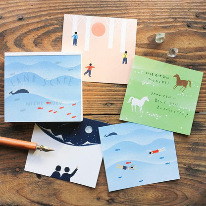 Memo Pad Series designed by Nishi Shuku - LAND SCAPE