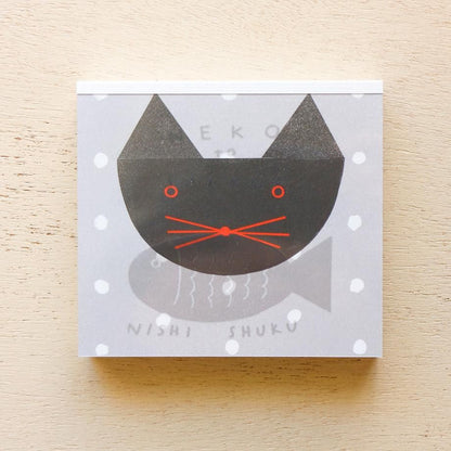 Memo Pad Series designed by Nishi Shuku - NEKO to SAKANA