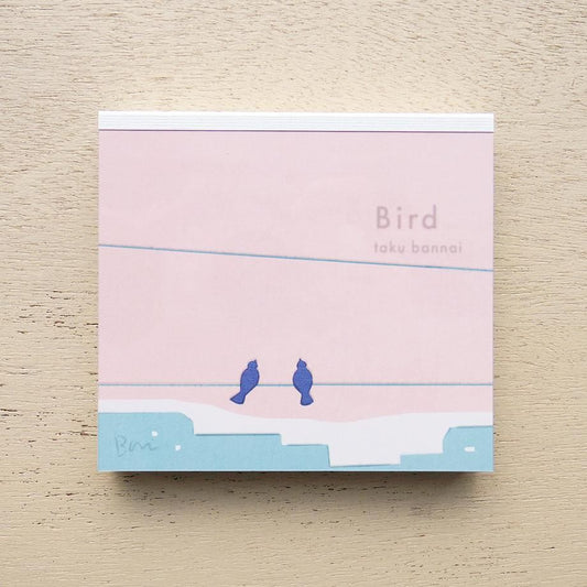 Memo Pad Series designed by Taku Bannai - Bird
