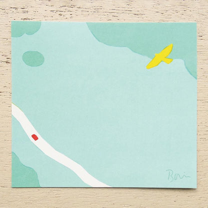 Memo Pad Series designed by Taku Bannai - Bird