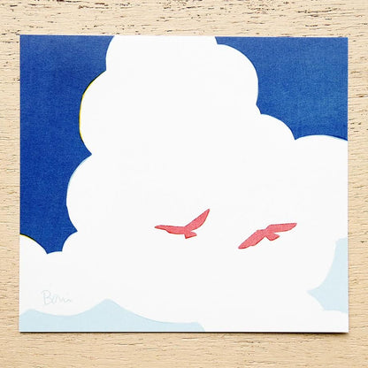 Memo Pad Series designed by Taku Bannai - Bird