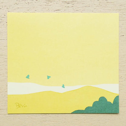 Memo Pad Series designed by Taku Bannai - Bird