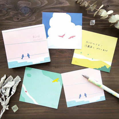 Memo Pad Series designed by Taku Bannai - Bird