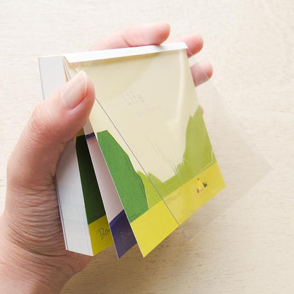 Memo Pad Series designed by Taku Bannai - Life