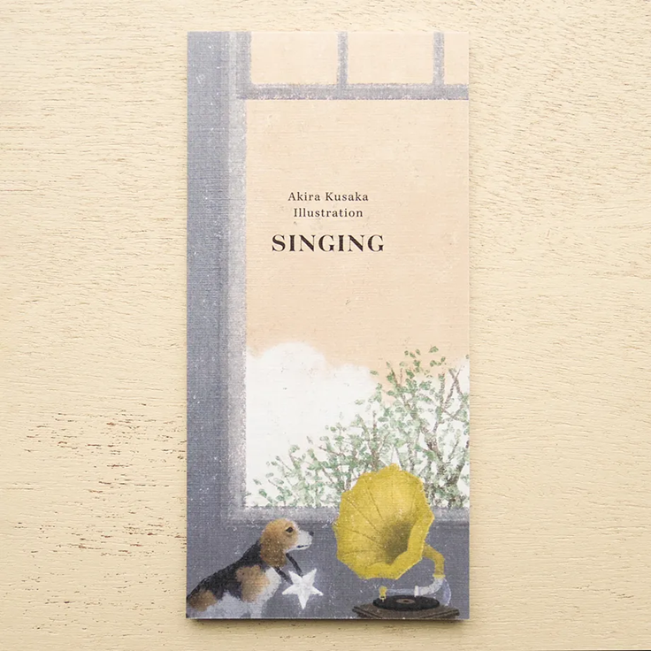 Notepad Series designed by Akira Kusaka - SINGING