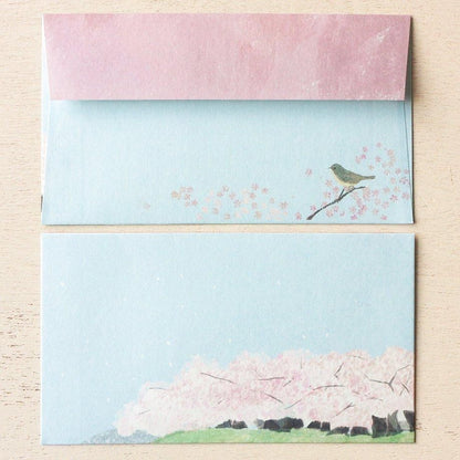 Letter Writing Set Series designed by Omori Yumiko - Sakura