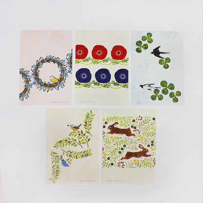 Postcard Set Series designed by Asano Midori - Dear Plants