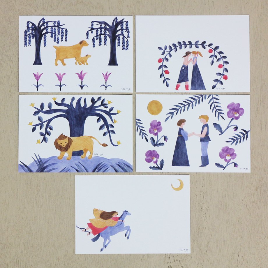 Postcard Set Series designed by Hiiragi Yuka - Etoile - A Tale of Stars