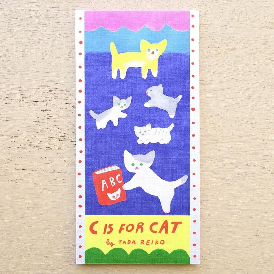 Notepad Series designed by Reiko Tada - C IS FOR CAT