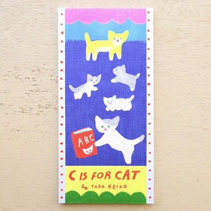 Notepad Series designed by Reiko Tada - C IS FOR CAT