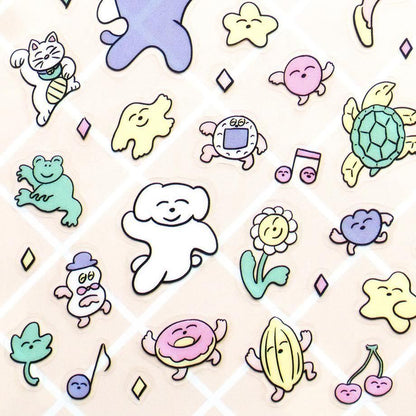 PET Sticker Series design by Heisuke Kitazawa - Dancing, Dancing, Everyone