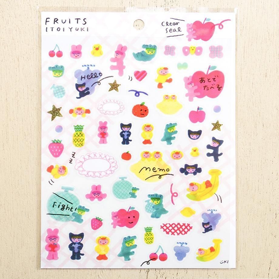 PET Sticker Series design by Itoi Yuki - FRUITS