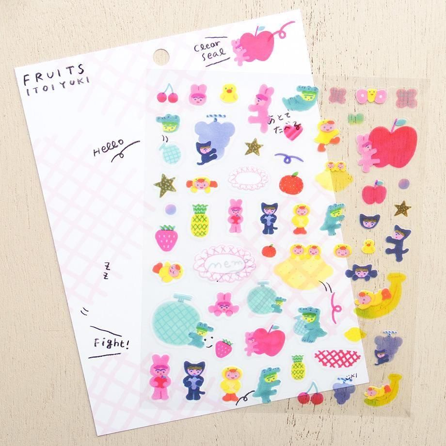 PET Sticker Series design by Itoi Yuki - FRUITS