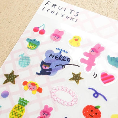 PET Sticker Series design by Itoi Yuki - FRUITS