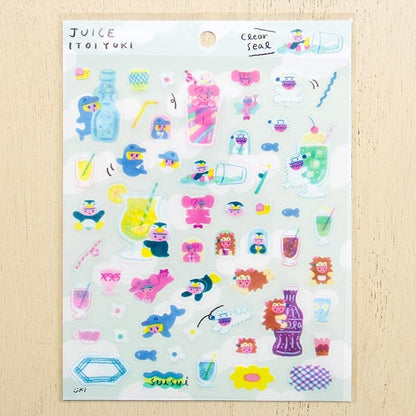 PET Sticker Series design by Itoi Yuki - JUICE