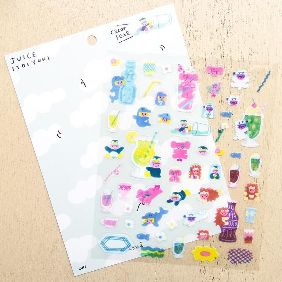 PET Sticker Series design by Itoi Yuki - JUICE