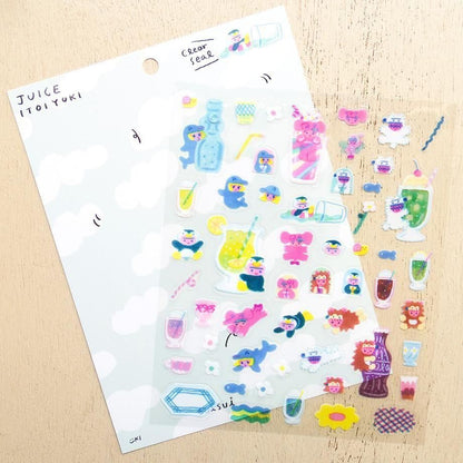 PET Sticker Series design by Itoi Yuki - JUICE