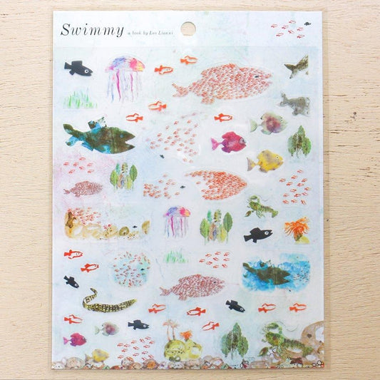 PET Sticker Series design by Leo Lionni - Swimmy