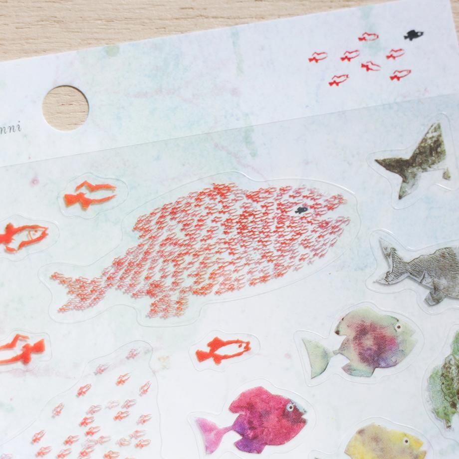 PET Sticker Series design by Leo Lionni - Swimmy