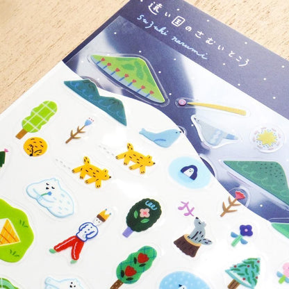 PET Sticker Series design by Suzuki Narumi - A cold place in a faraway country