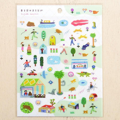 PET Sticker Series design by Suzuki Narumi - One Day in the City
