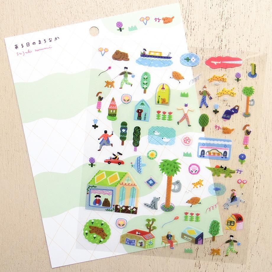 PET Sticker Series design by Suzuki Narumi - One Day in the City