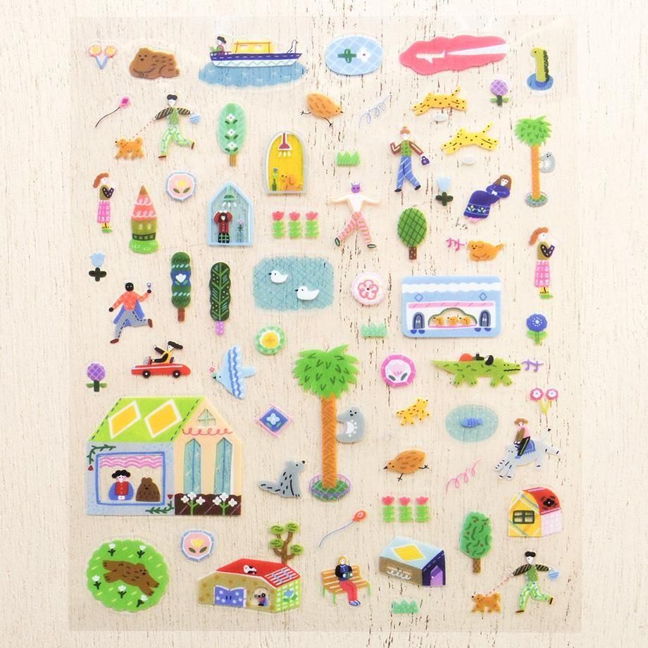 PET Sticker Series design by Suzuki Narumi - One Day in the City