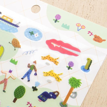 PET Sticker Series design by Suzuki Narumi - One Day in the City