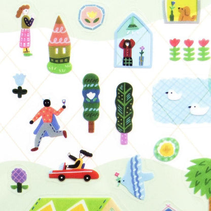 PET Sticker Series design by Suzuki Narumi - One Day in the City