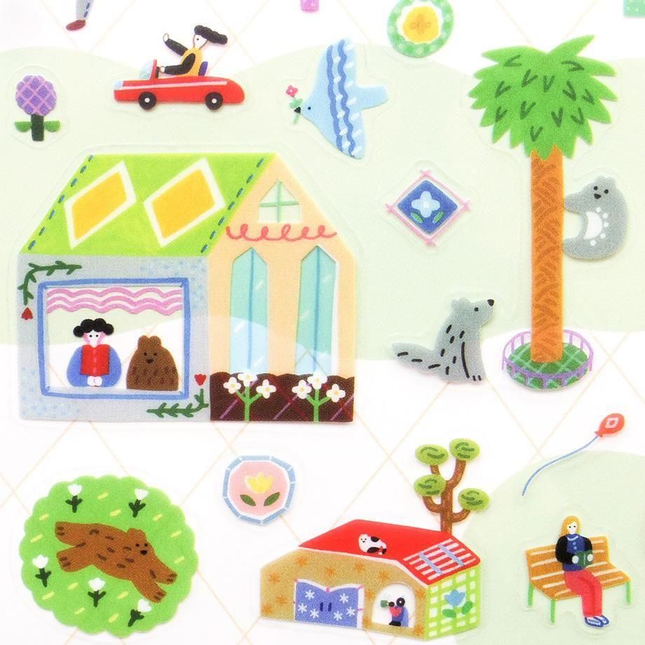 PET Sticker Series design by Suzuki Narumi - One Day in the City