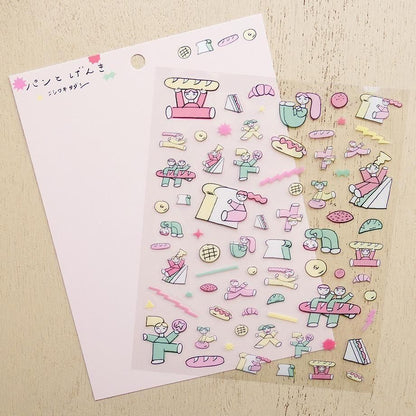 PET Sticker Series design by Tadashi Nishiwaki - Bread and Energy