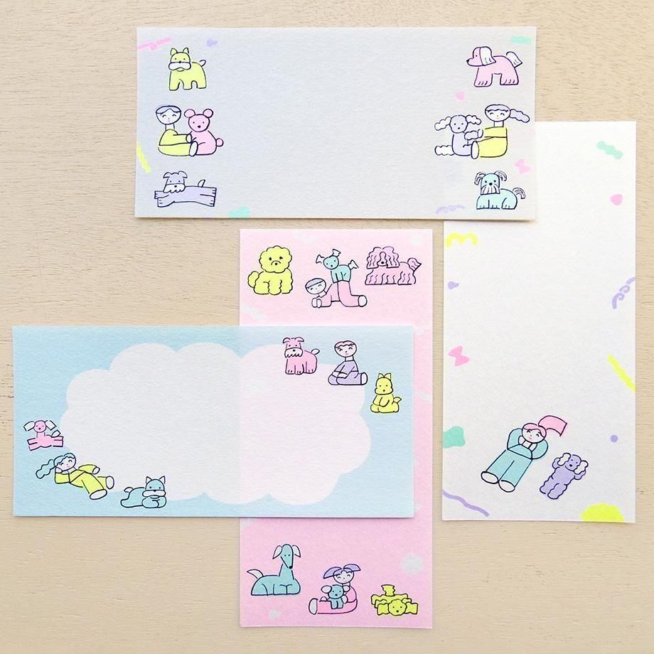 Notepad Series designed by Tadashi Nishiwaki - Relaxing with the dog