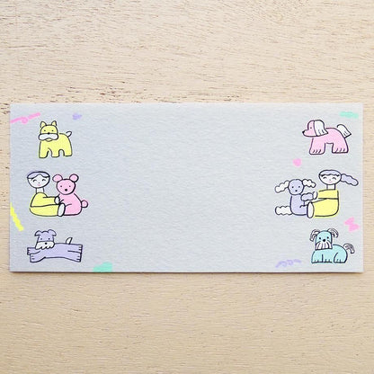 Notepad Series designed by Tadashi Nishiwaki - Relaxing with the dog