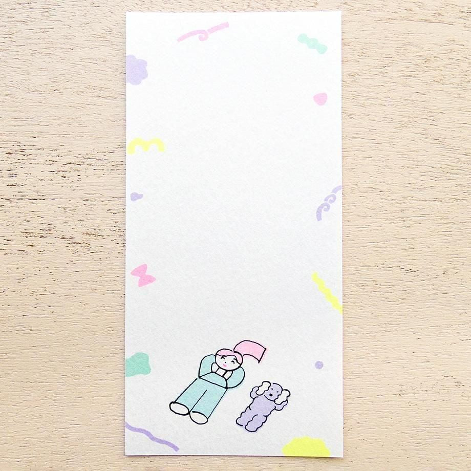 Notepad Series designed by Tadashi Nishiwaki - Relaxing with the dog