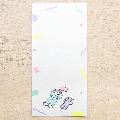 Notepad Series designed by Tadashi Nishiwaki - Relaxing with the dog