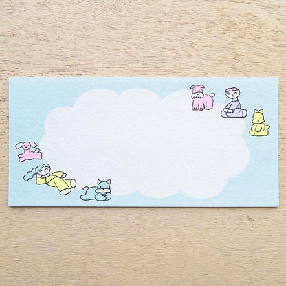 Notepad Series designed by Tadashi Nishiwaki - Relaxing with the dog