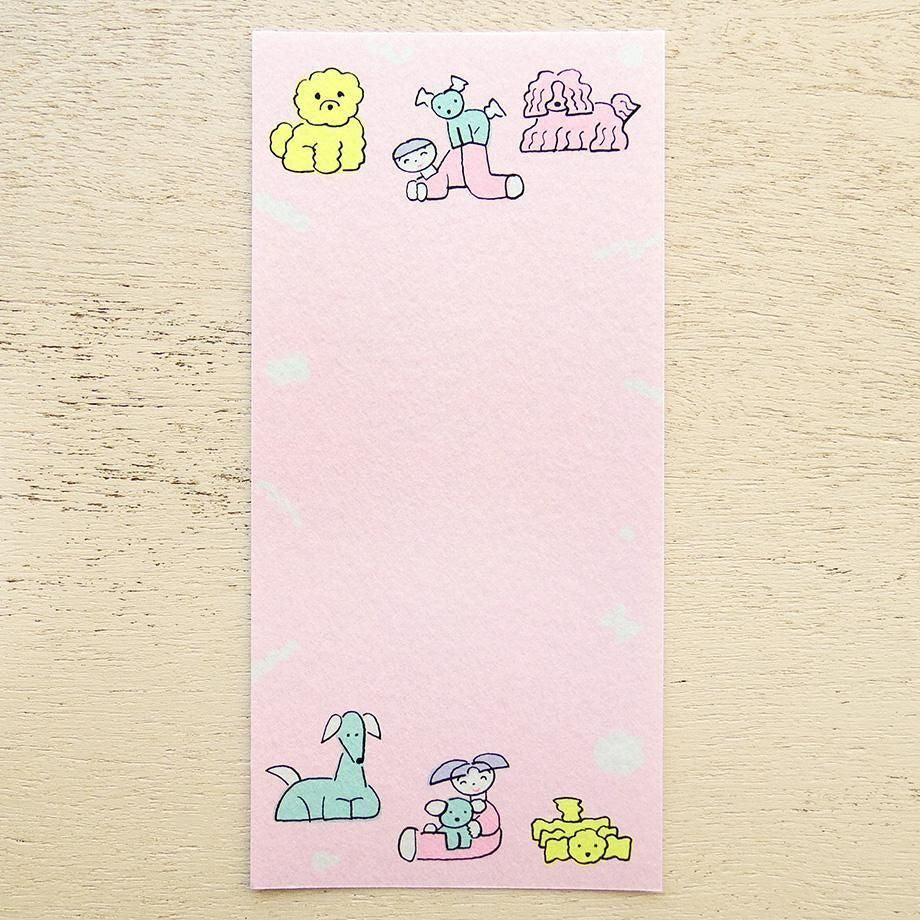 Notepad Series designed by Tadashi Nishiwaki - Relaxing with the dog