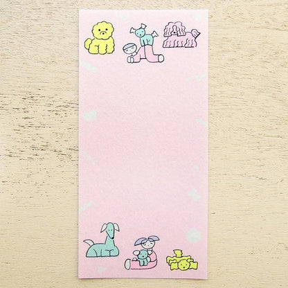 Notepad Series designed by Tadashi Nishiwaki - Relaxing with the dog