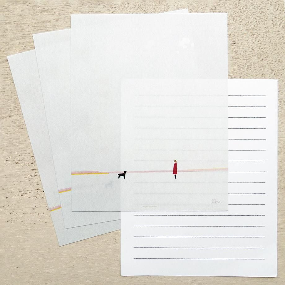 Letter Writing Set Series designed by Taku Bannai - Homecoming