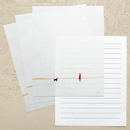 Letter Writing Set Series designed by Taku Bannai - Homecoming